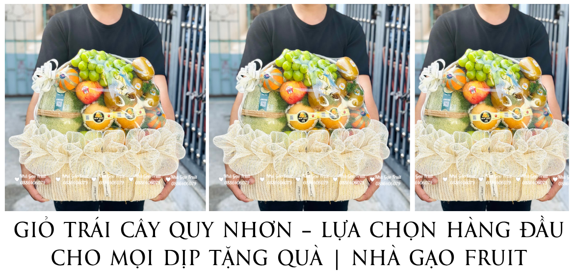 GiỎ TrÁi CÂy Quy NhƠn – LỰa ChỌn HÀng ĐẦu Cho MỌi DỊp TẶng QuÀ NhÀ GẠo Fruit
