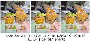 ĐƠn SÁng Nay – MÂm LỄ KÍnh DÂng TỔ NghiỆp 12.8 Âm LỊch Quy NhƠn