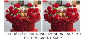 GiỎ TrÁi CÂy ChÚc MỪng Quy NhƠn – NhÀ GẠo Fruit ĐẸp Xinh, Ý NghĨa