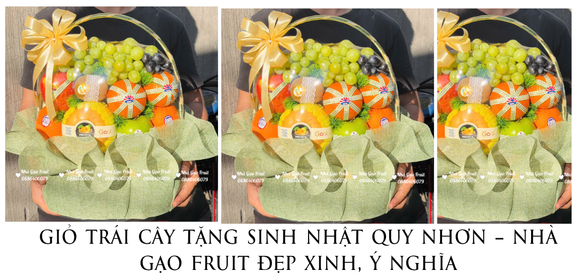 GiỎ TrÁi CÂy TẶng Sinh NhẬt Quy NhƠn – NhÀ GẠo Fruit ĐẸp Xinh, Ý NghĨa