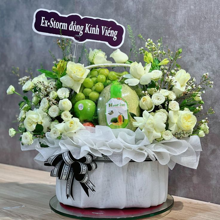 Giỏ Trái Cây Trang Trọng Viếng đám Tang