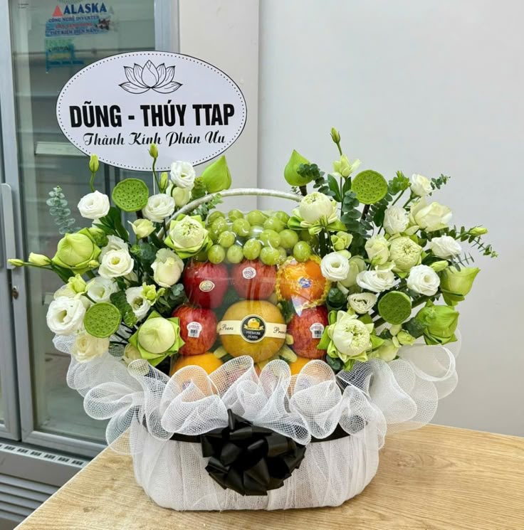 Giỏ Trái Cây Viếng đám Tang - Giỏ Trái Cây đám Giỗ